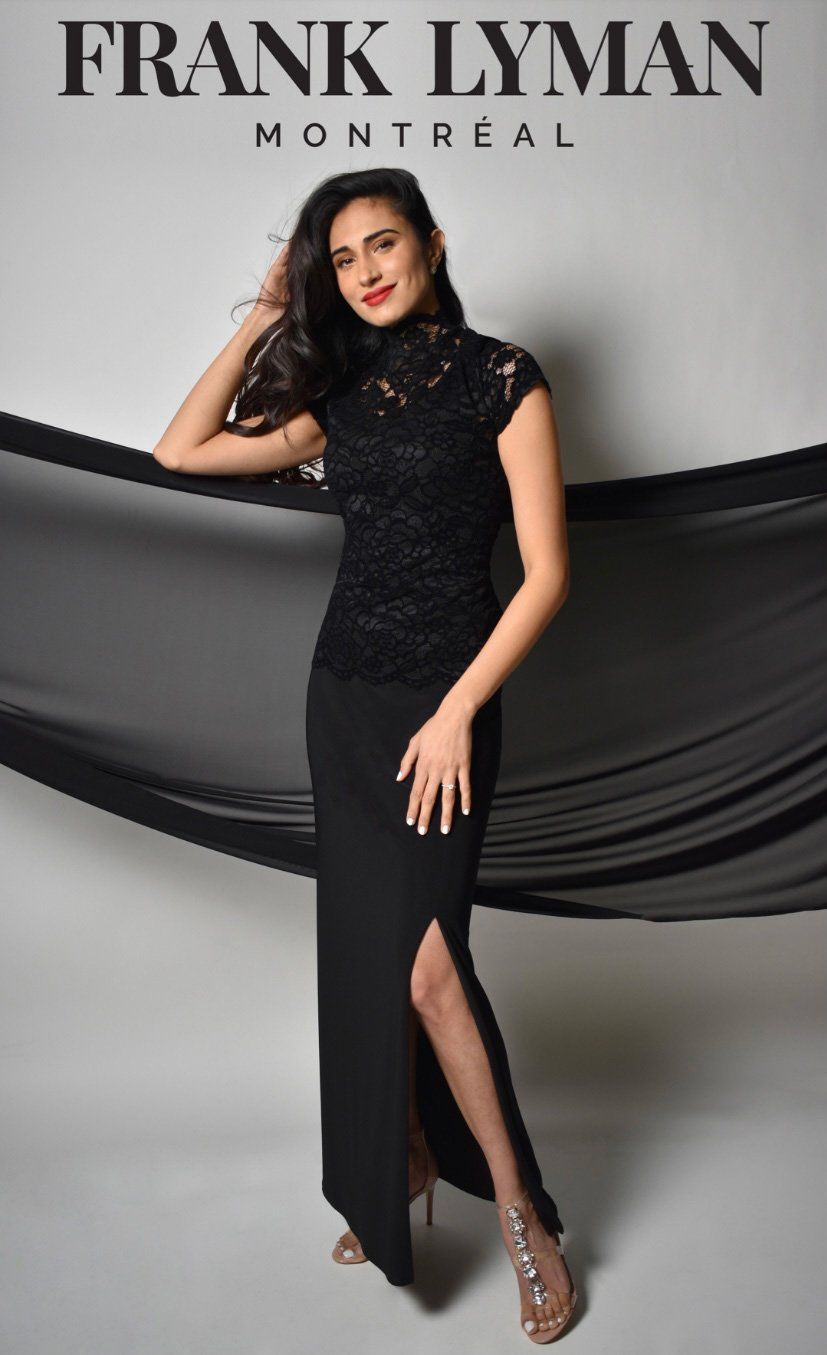 Young Women Wearing Black Dress — Onyx Poppy Boutique in Sippy Downs, QLD