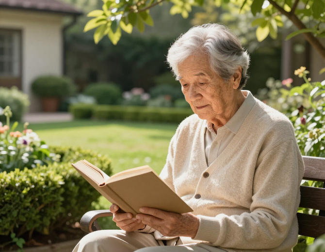 Jardines y áreas de recreación para adultos mayores