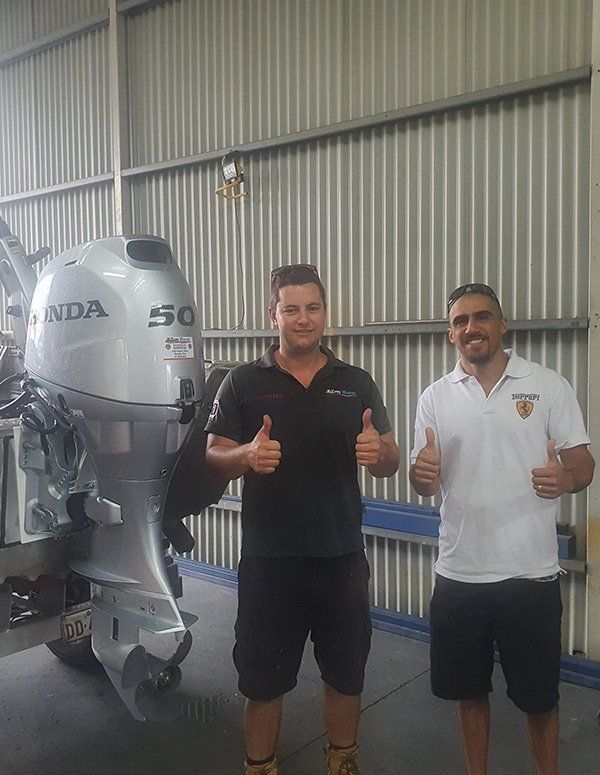 HiTune Marine Staff — Mobile Marine Mechanic In Cairns, QLD