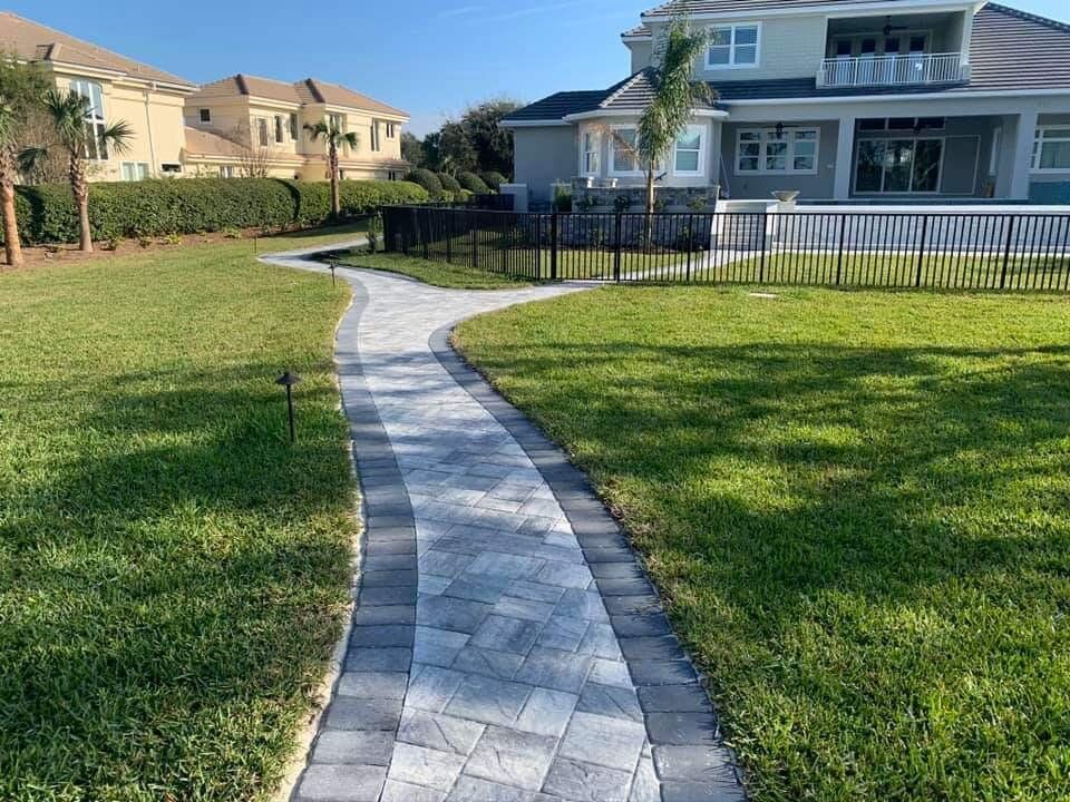 Paver Walkway Installation | Tampa, FL | EMK Brick Pavers