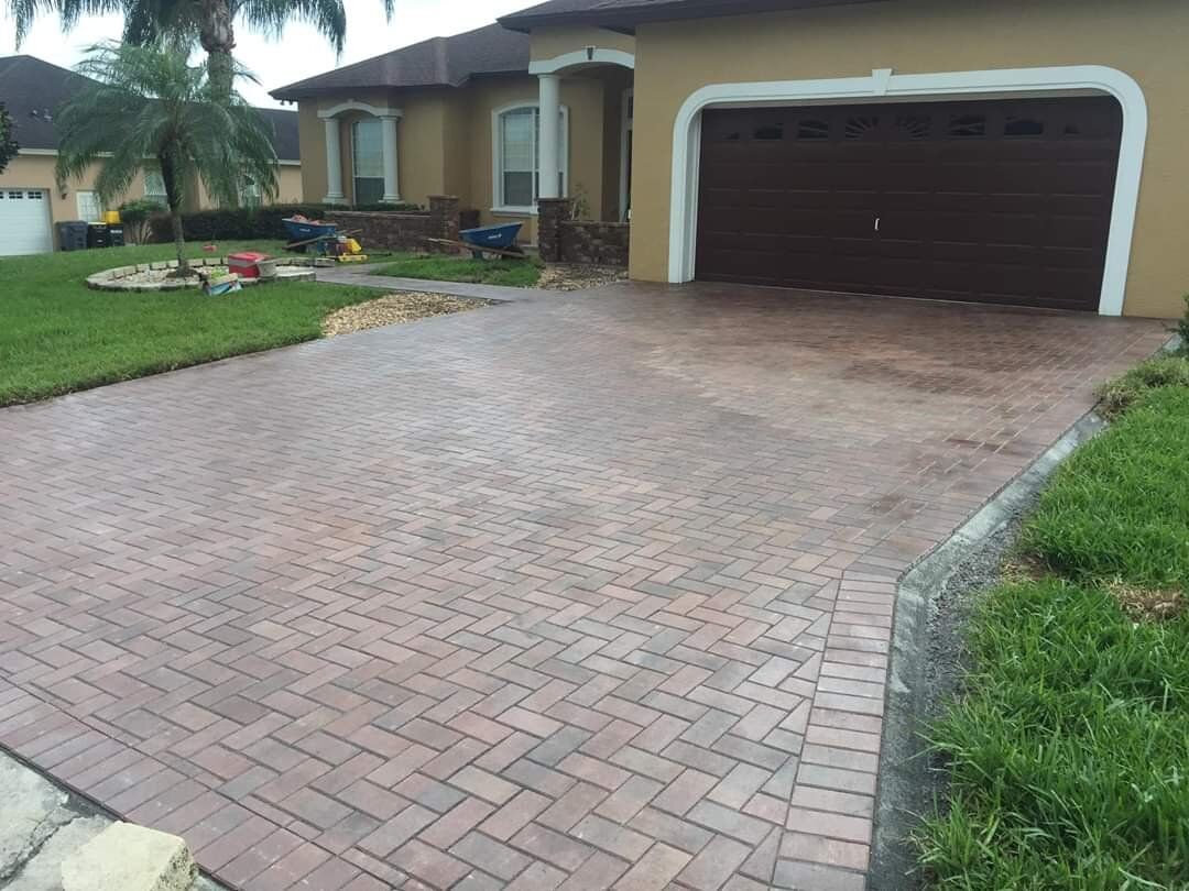 Paver Driveway Installation | Tampa, FL | EMK Brick Pavers