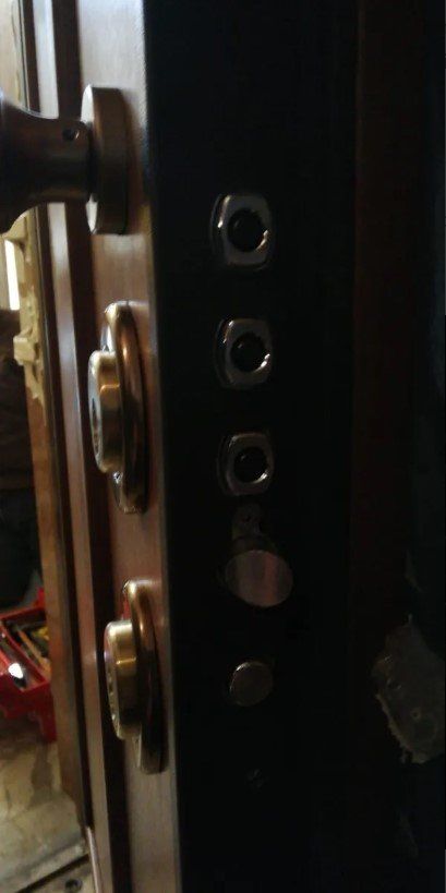 porta blindata bloccata