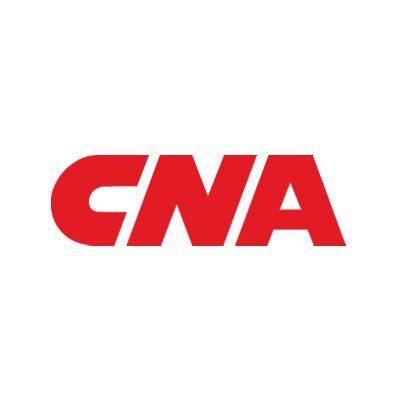 The cna logo is red and black on a white background.