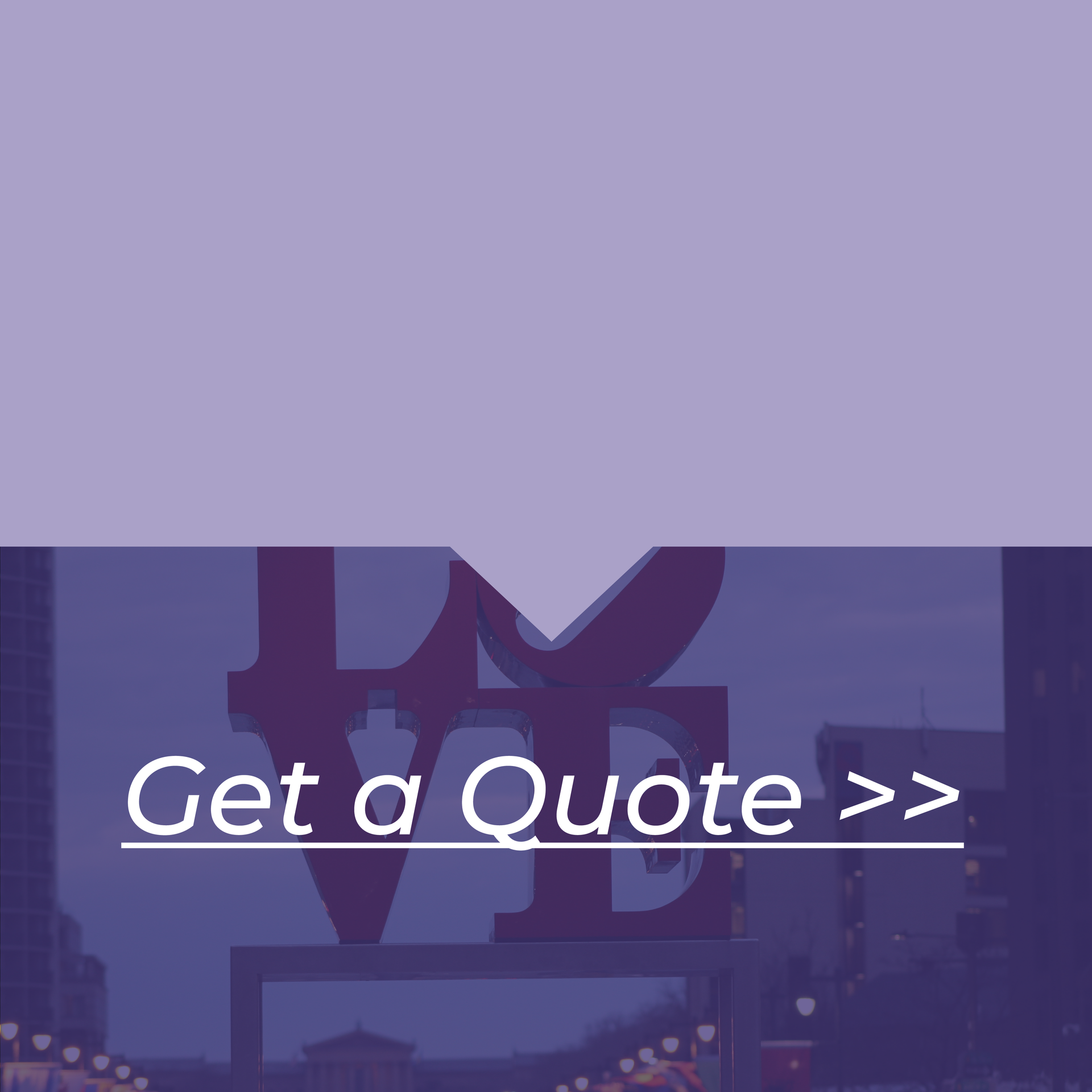 A sign that says get a quote on it