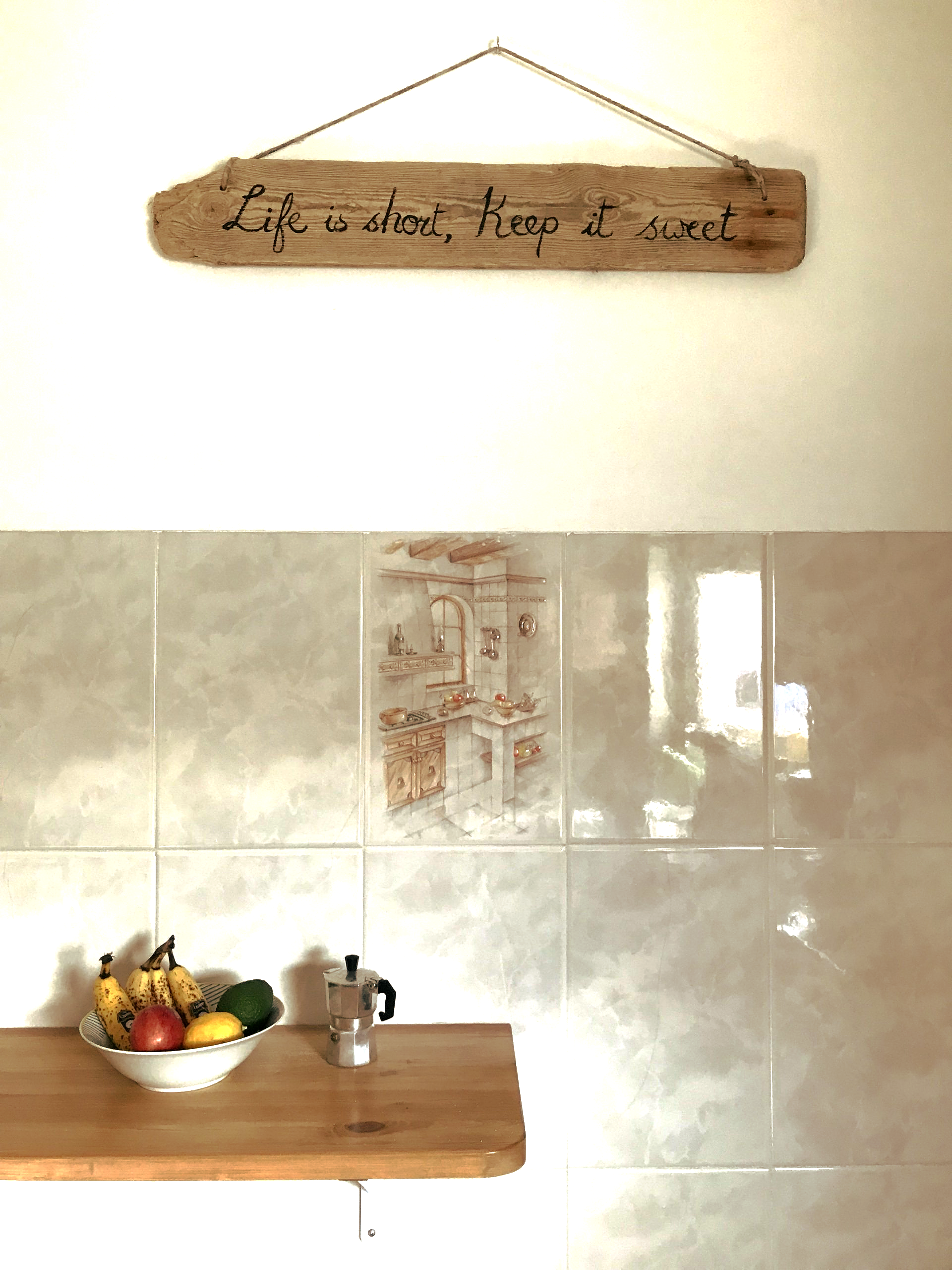 Life is short keep it sweet kitchen art