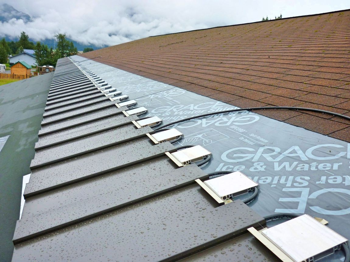 Heated Gutter Guards, Ice Dam Removal System, & Roof Deicing Cables