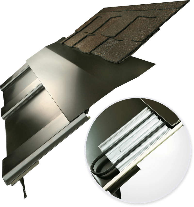 Heated Gutter Guards, Ice Dam Removal System & Roof Deicing Cables