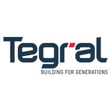 The logo for tegral is a building for generations company.