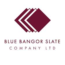 A logo for blue bangor slate company ltd.