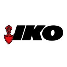 A black and red logo with a red shield on a white background.