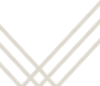 Two intersecting sets of light beige diagonal lines on a white background, forming a geometric V-shaped pattern.