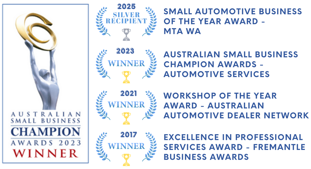 Winners of  The Workshop of the Year Award and the Fremantle Business Awards. Excellence in professional services