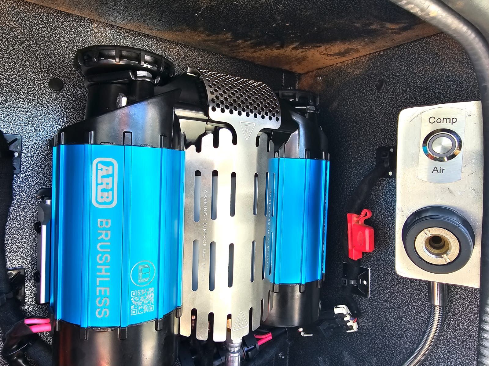 ARB Compressor Installation for Tradie Vehicle byAutomotive Electrical Designs, Perth