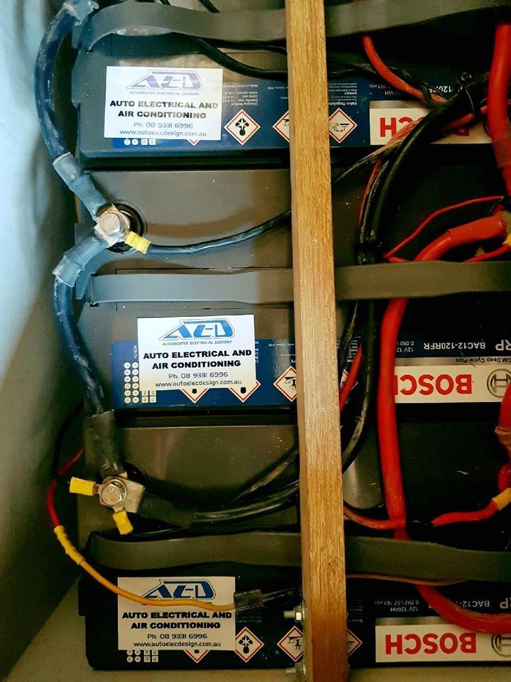 AGM Battery System Installation on a Caravan