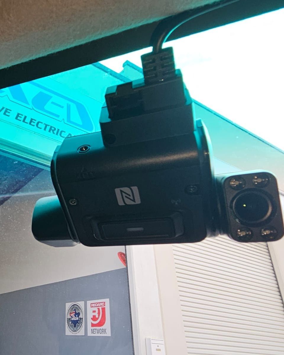An IVMS installation as part of a fleet vehicle electrical fit-out designed for commercial and fleet