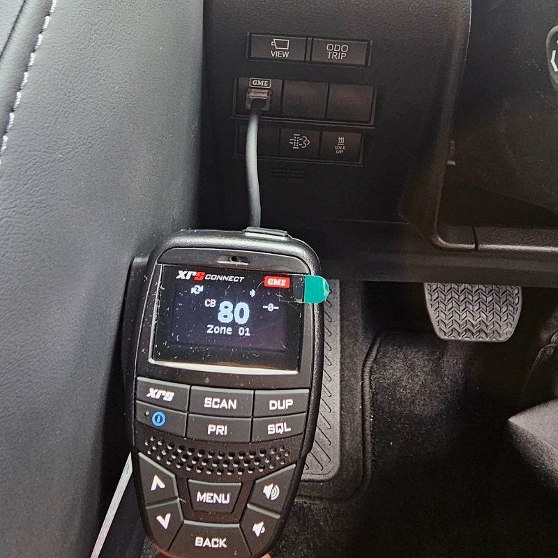 300 Series LandCruiser fitted with a GME UHF Two-way Radio by Automotive Electrical Designs