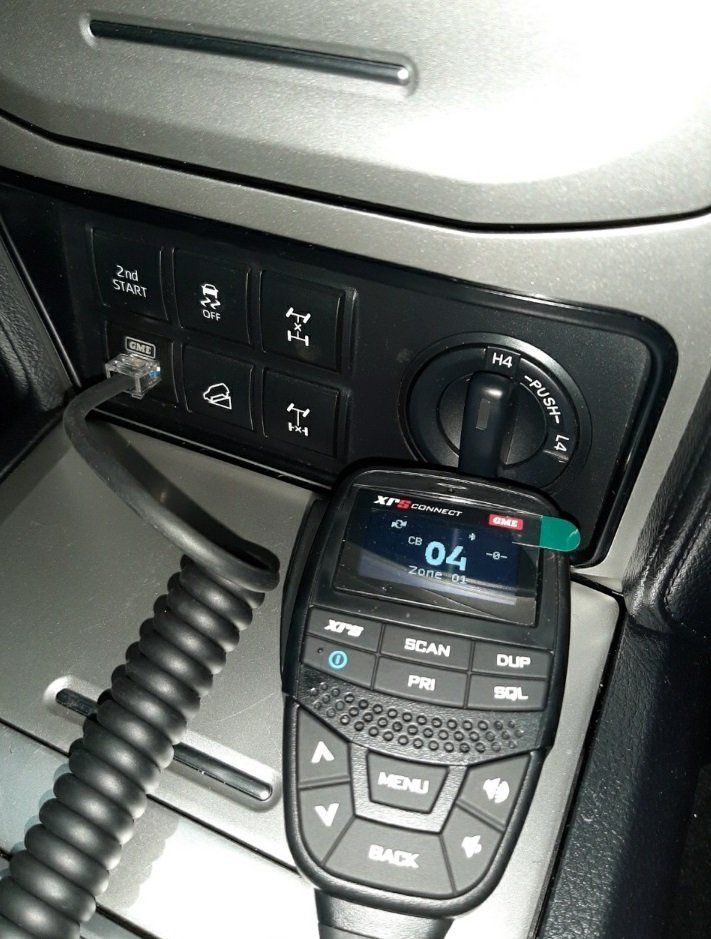 GME XRS Two-Way Radio Installation on Toyota Prado