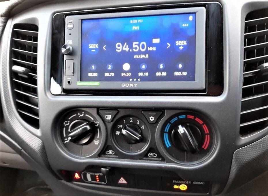 New car stereo system installed for Mitsubishi Triton | Automotive Electrical Designs, O'Connor, Perth WA