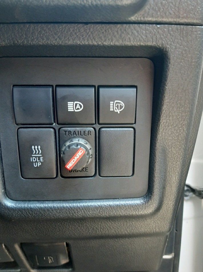 Redarc Tow Pro brake controller fitted on late model Toyota Prado