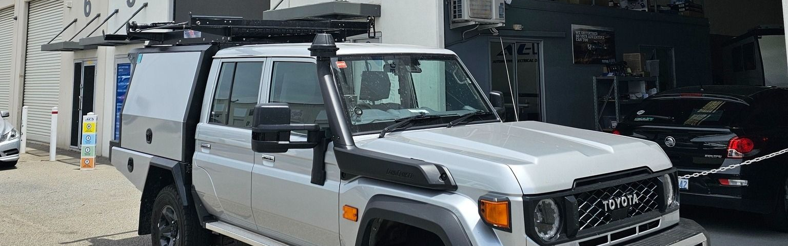 Toyota LandCruiser Rear Canopy Electrical Fit-out