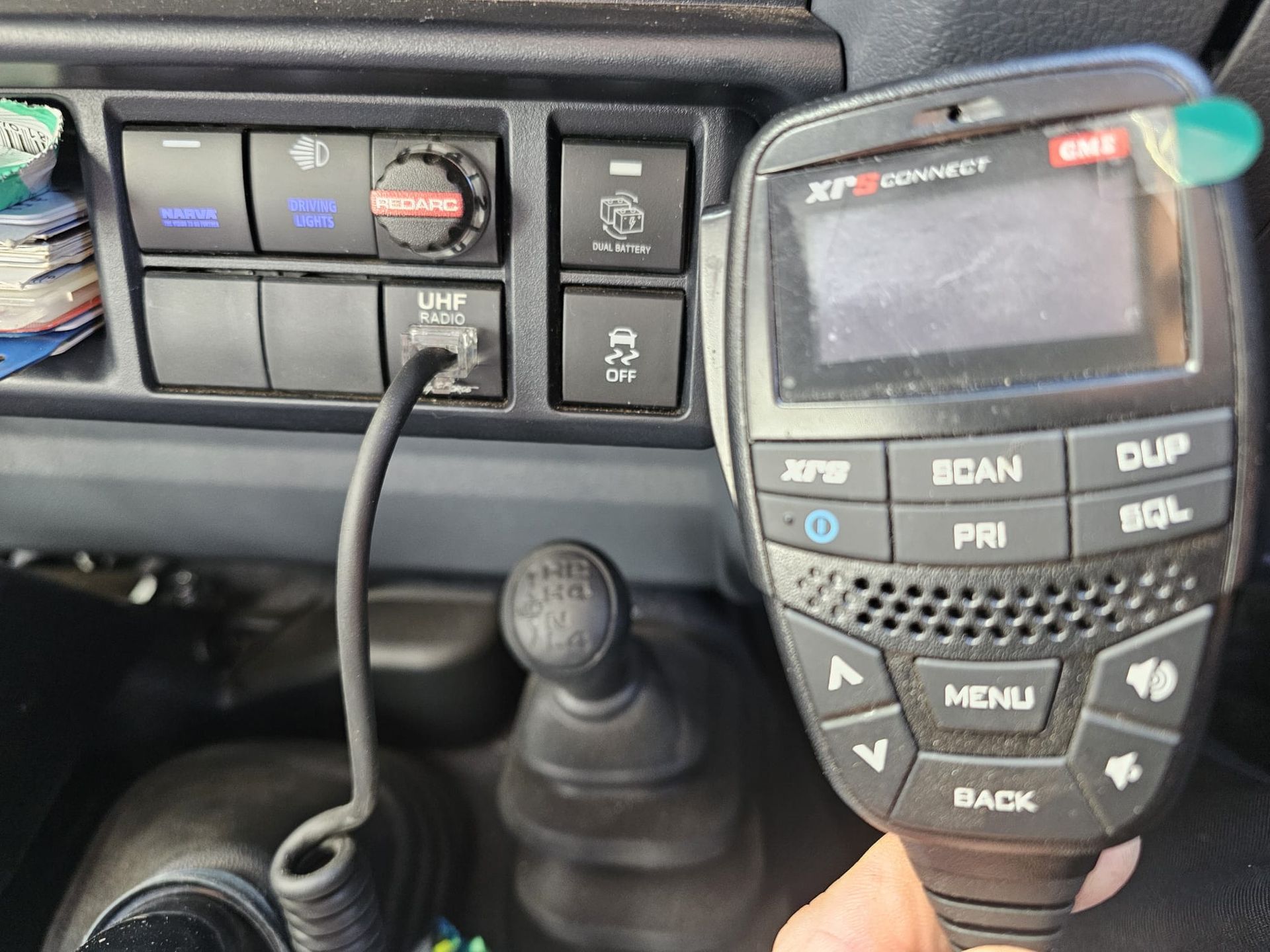 UHF Two-Way Radio installation to ute canopy, Perth