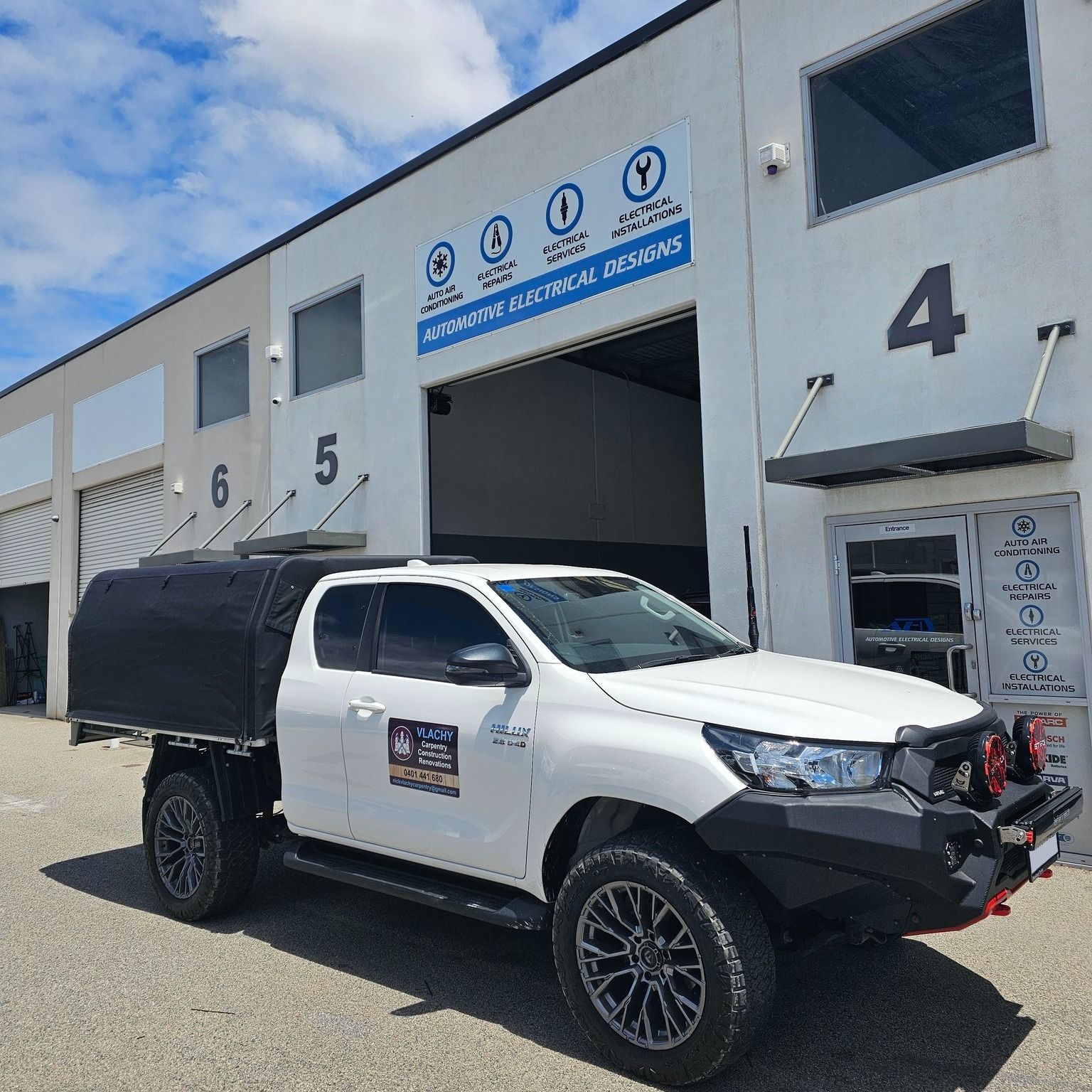 Canopy Doors Linked to Factory Central Locking, Perth