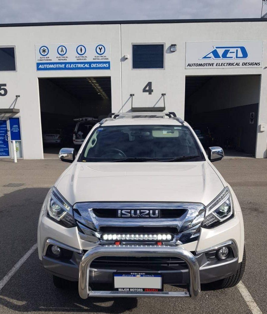 LED lightbar installed for Isuzu | Automotive Electrical Designs, O'Connor, Perth WA