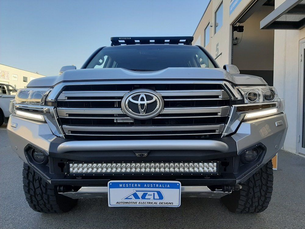 4x4 LED spotlight installation by Automotive Electrical Designs, Perth and Fremantle auto electrician