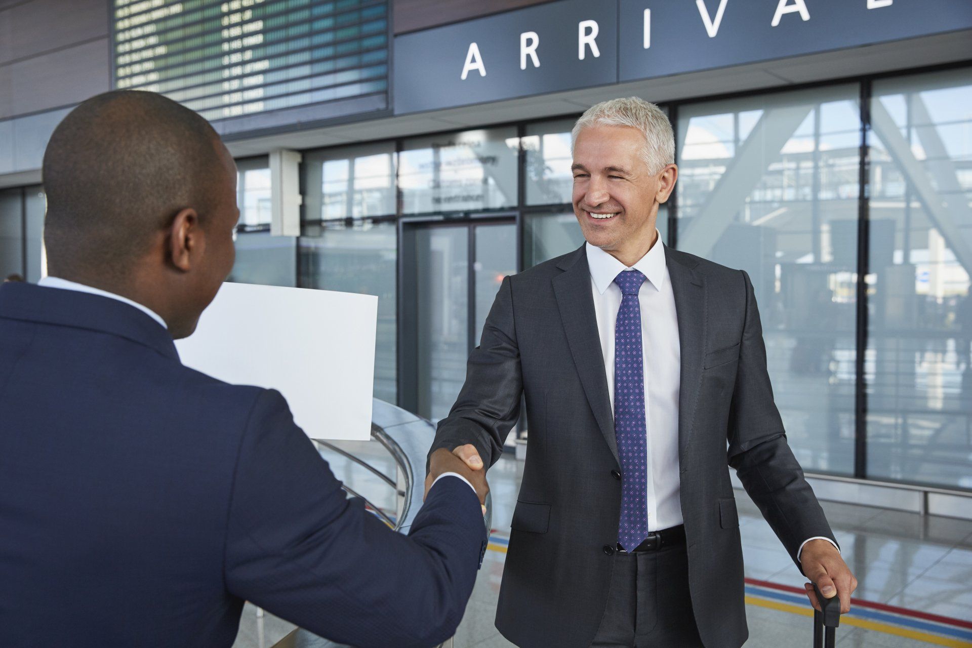 Meet and greet at the airport
