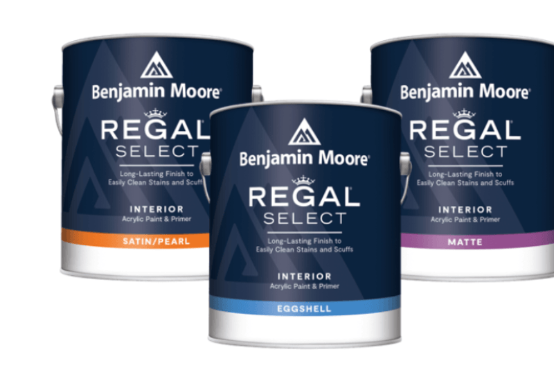 Benjamin Moore’s Enhanced Regal Select Interior Matte and Satin/Pearl