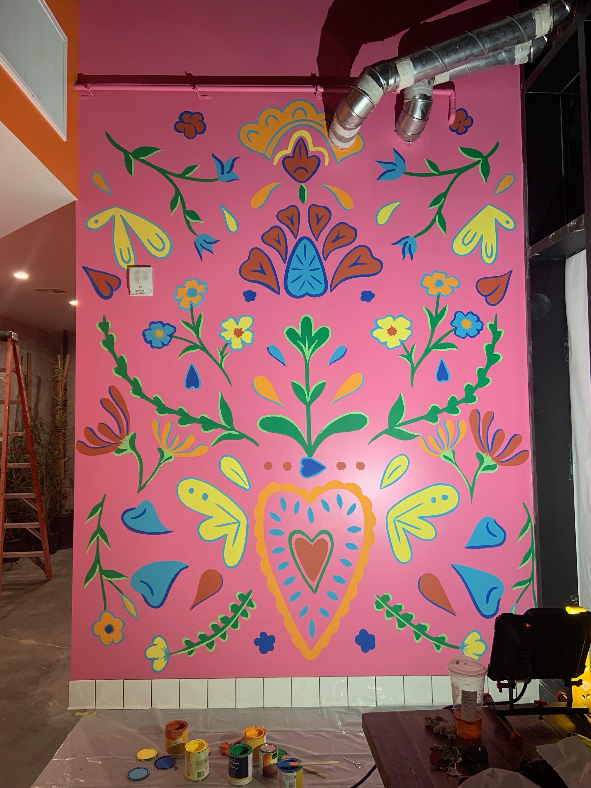 Santa Barbara Paint Depot's Local Artist Creates a Sugary Haven