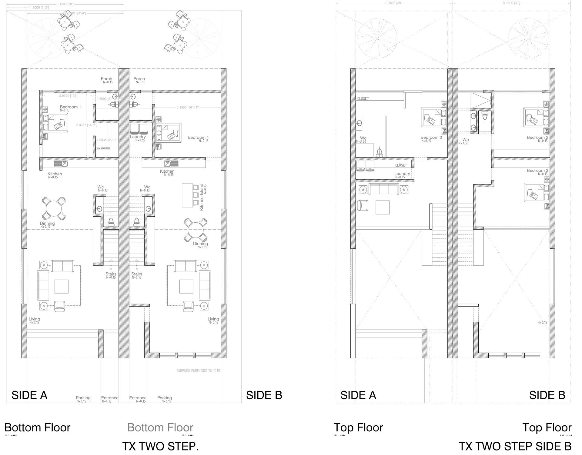 TX TWO STEP FLOOR PLAN