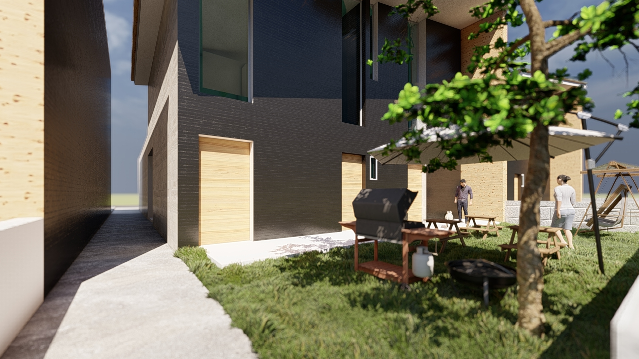 RANCH LOFT TYPE B - FACCADE/BACKYARD