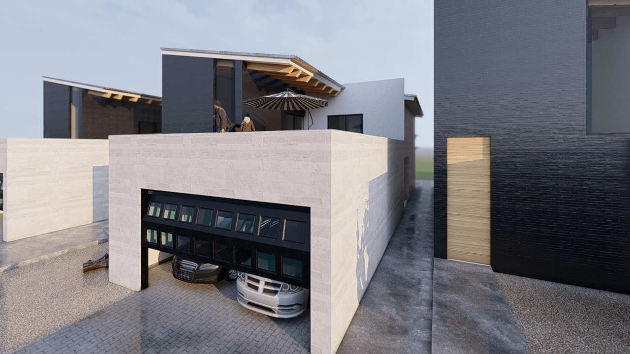 RANCH LOFT TYPE B - FACCADE/BACKYARD