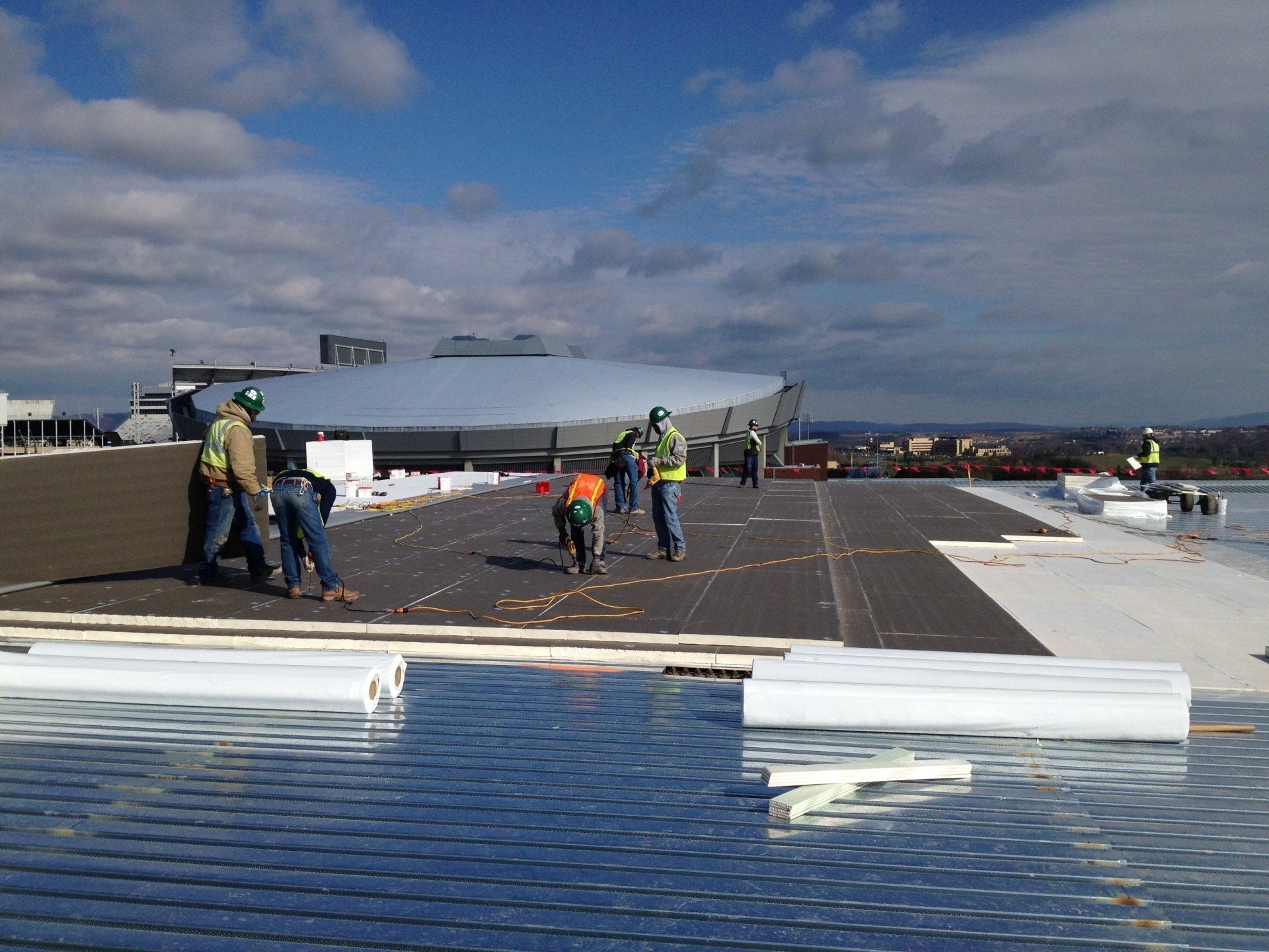 Commercial roofing replacement