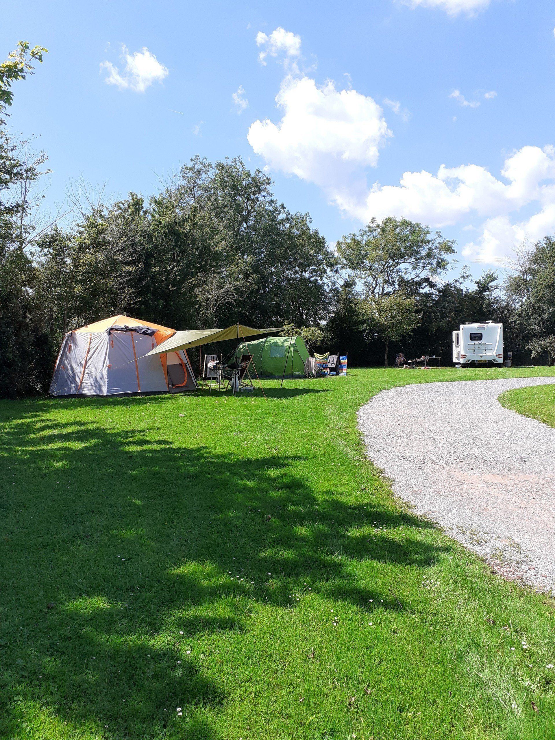 Camping and caravanning in cheddar.