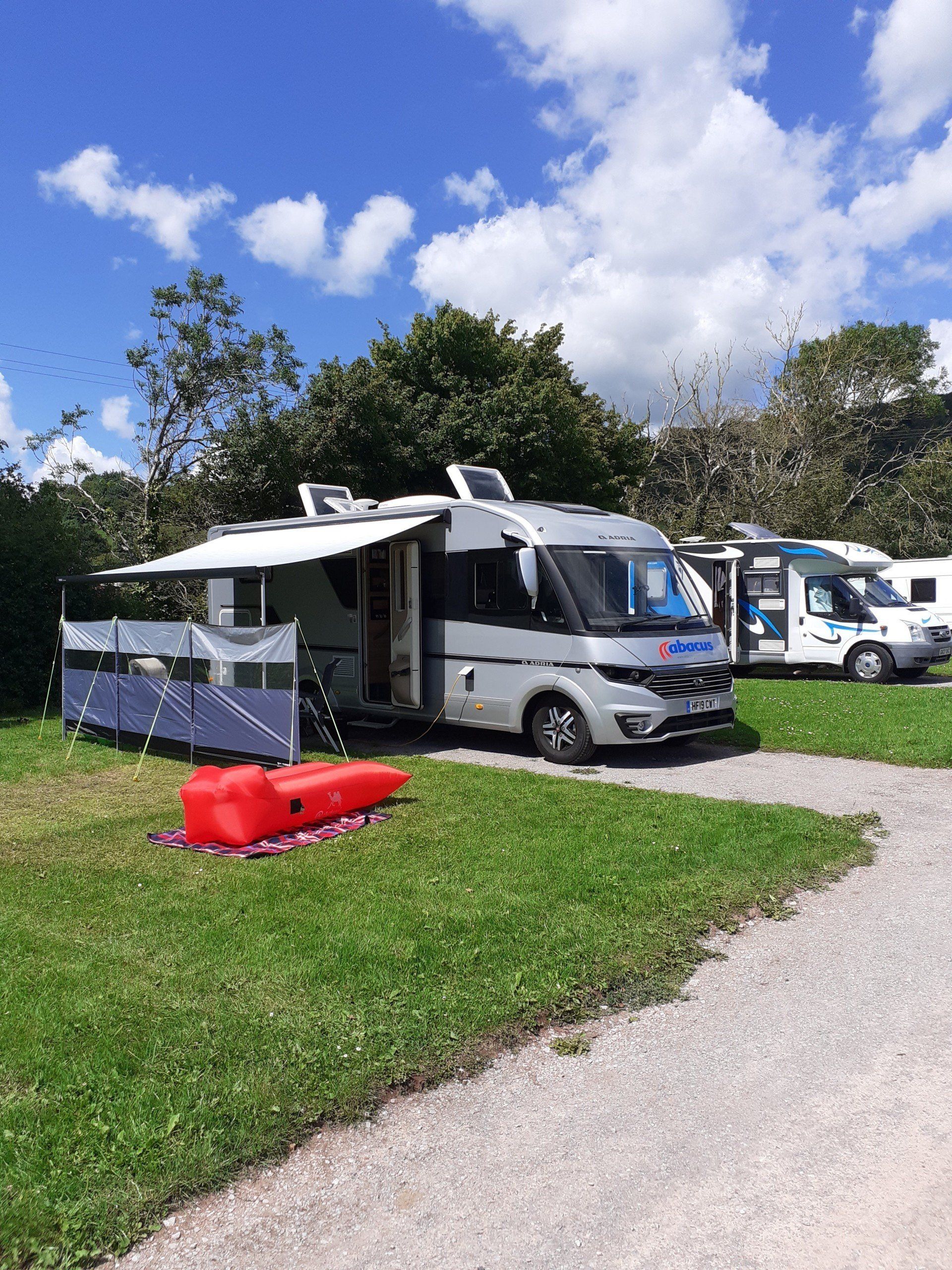 Caravanning near cheddar gorge.