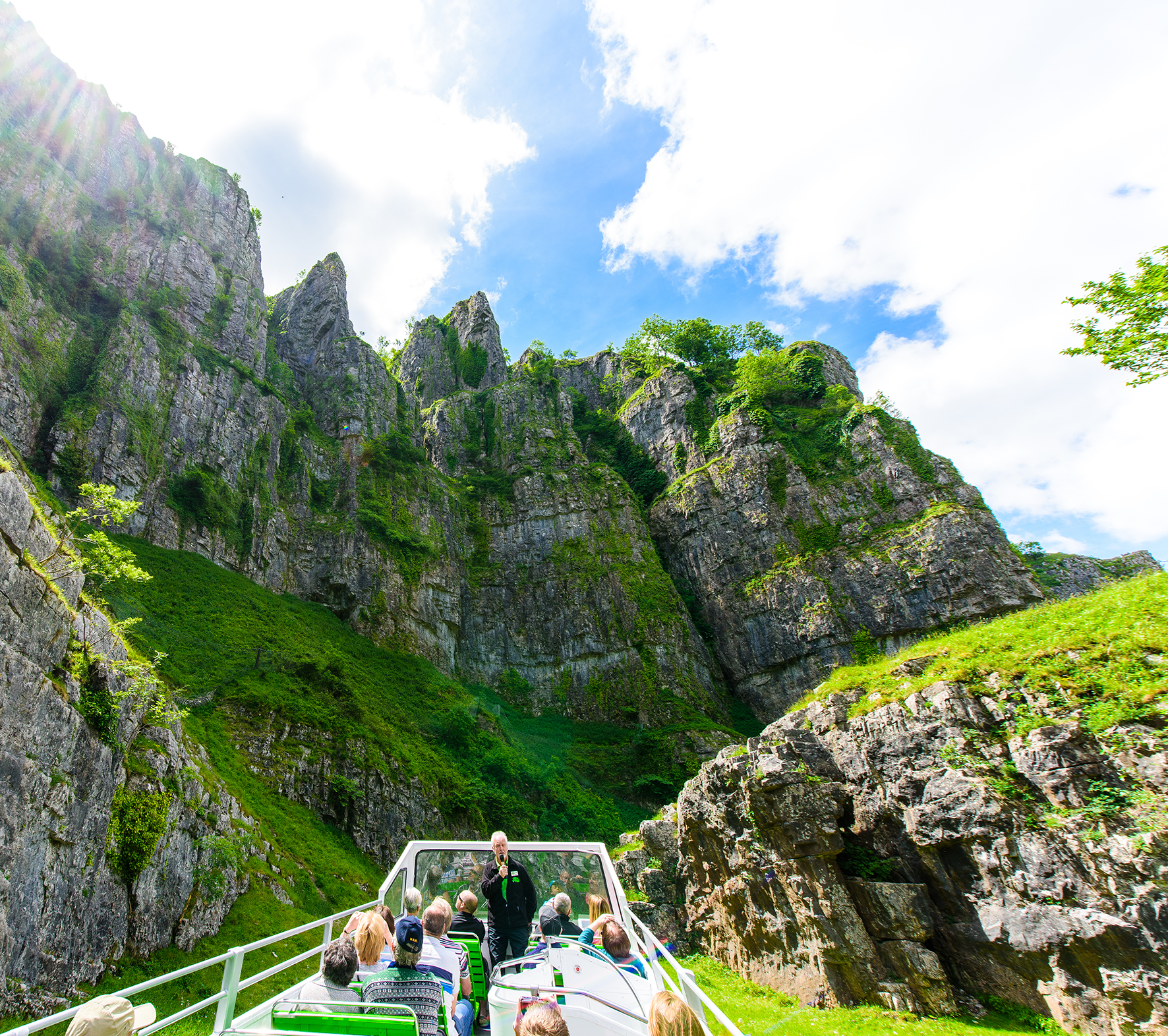 Views of Cheddar Gorge which is near our campsite.