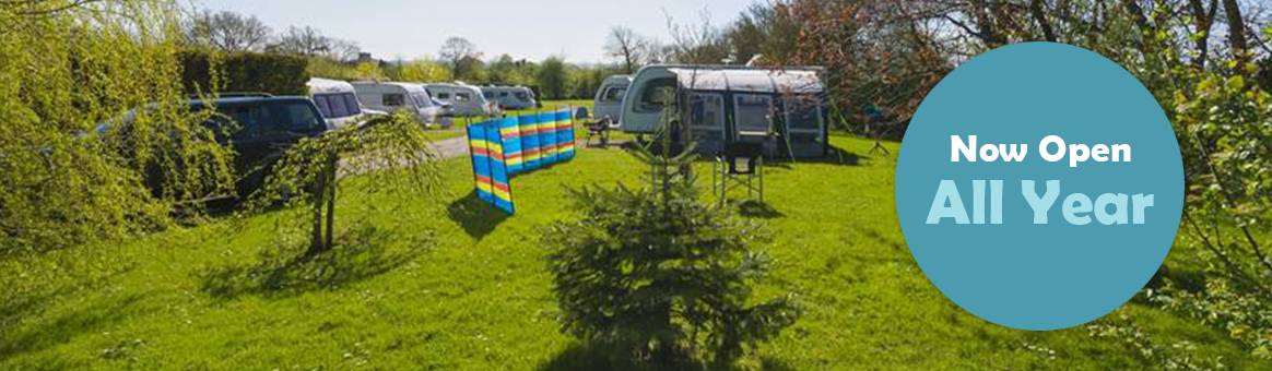 Camping in Cheddar at Rodney Stoke, Cheddar Gorge