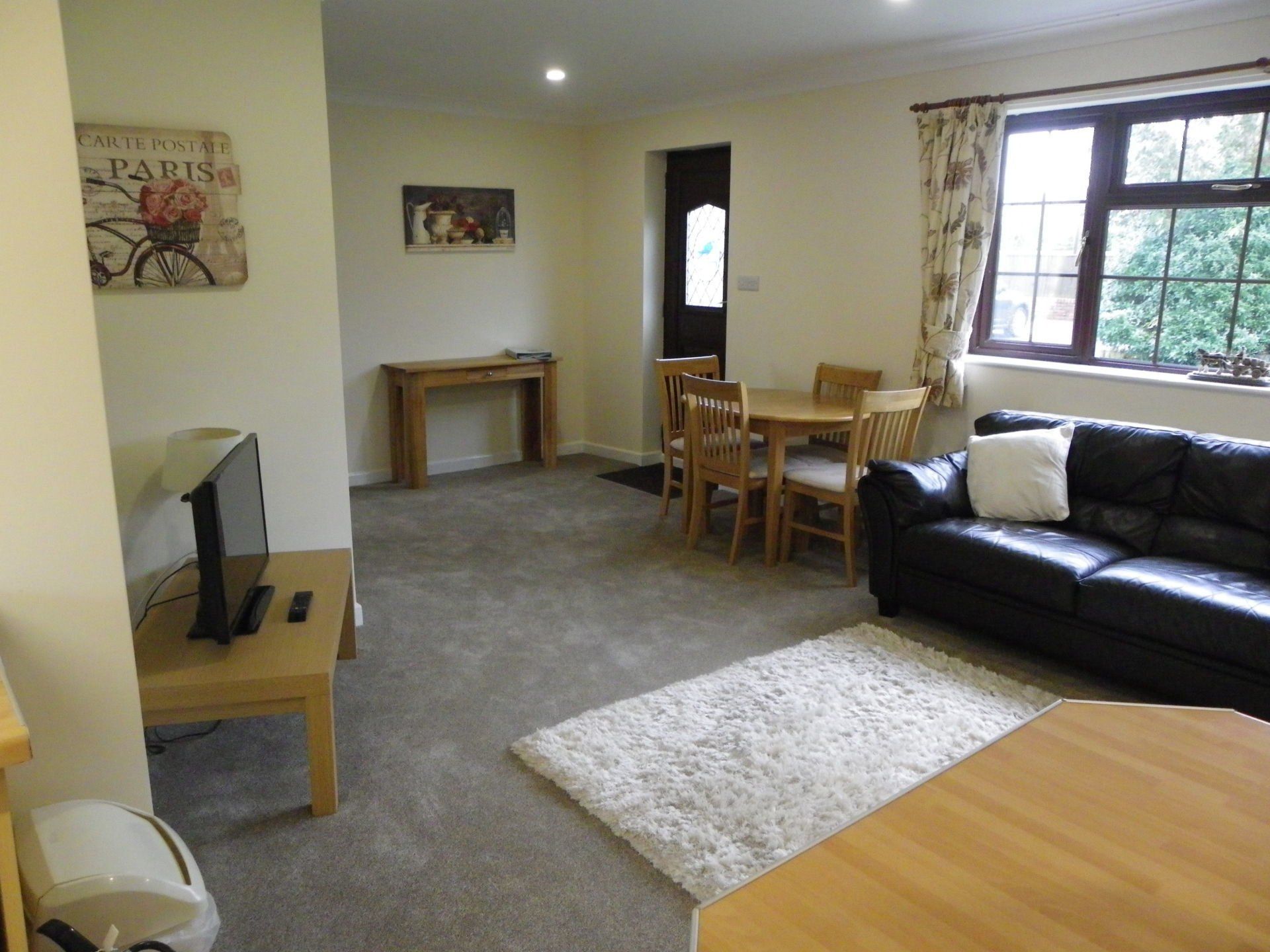 Interior of Kestrel Cottage.