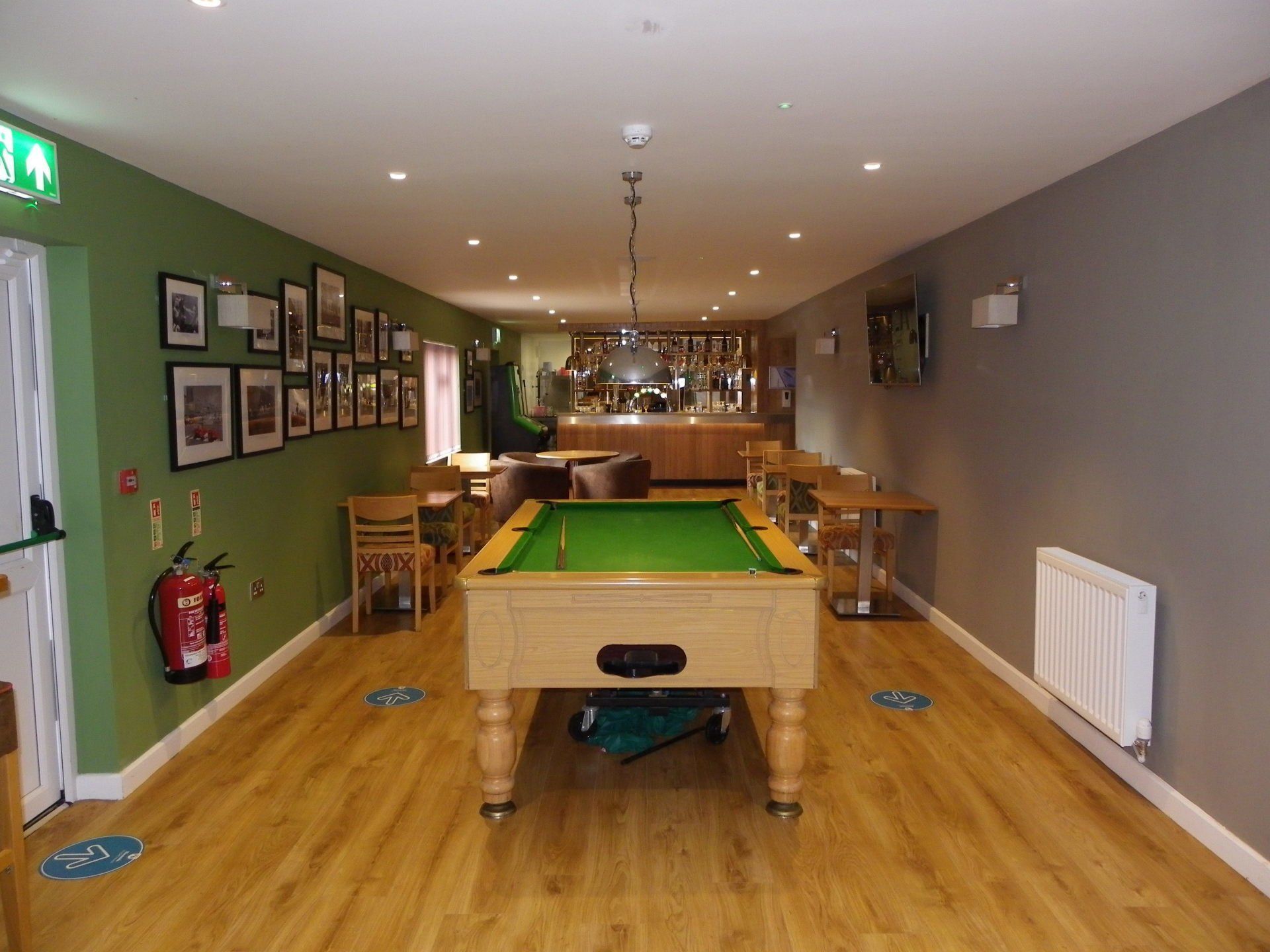Pool table at our holiday park clubhouse.