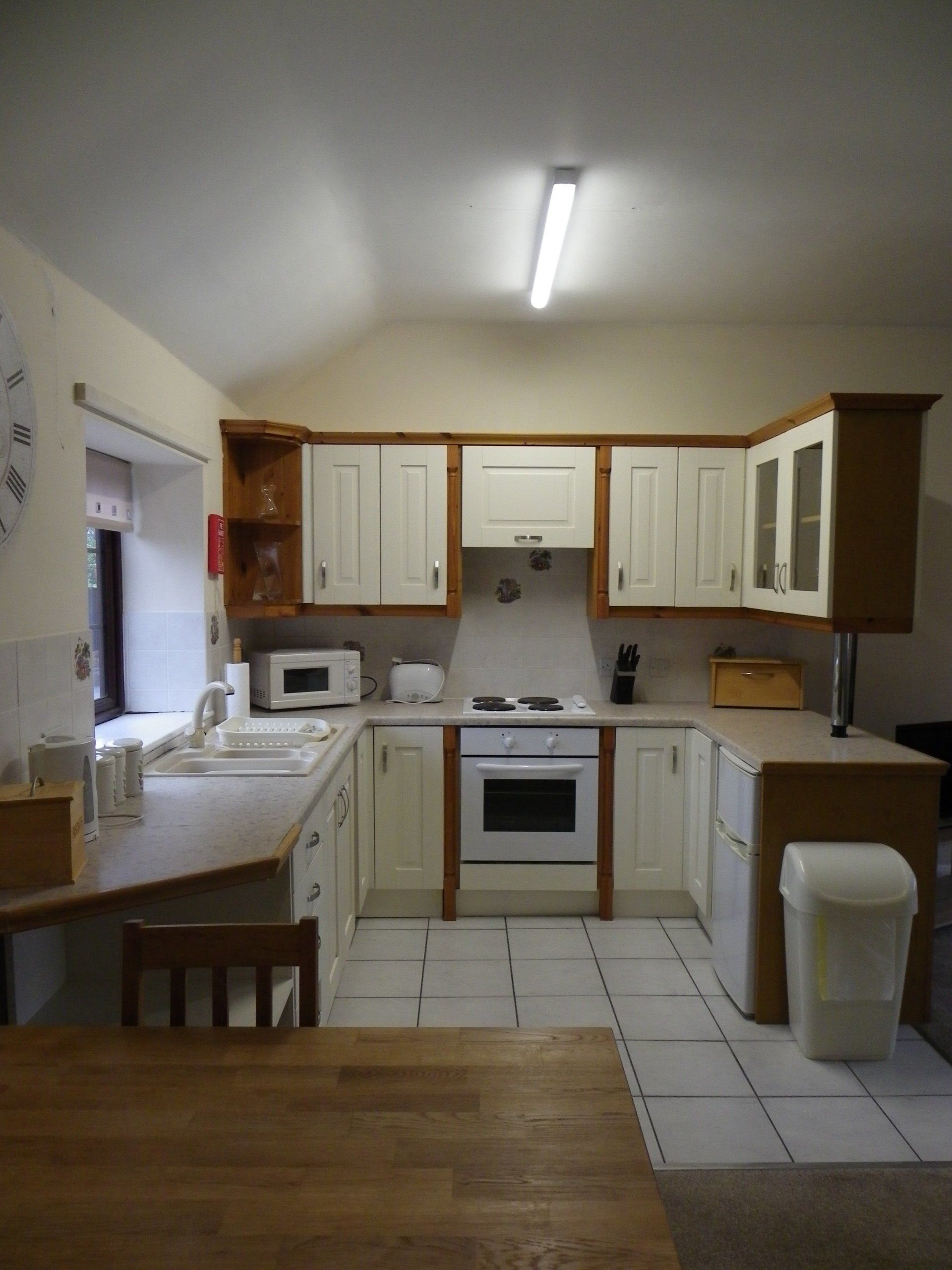 Face on view of Kitchen Kingfisher Holiday cottage.
