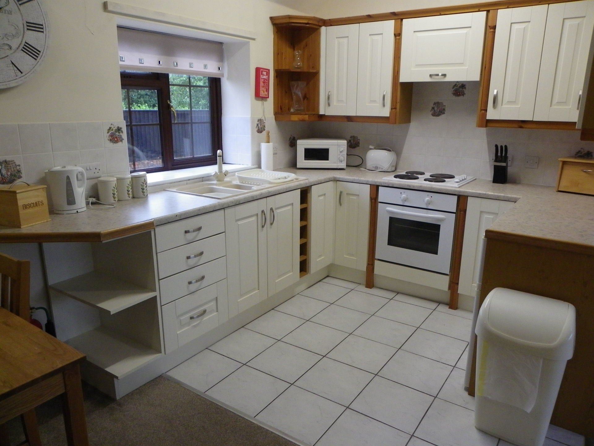 Close up view of Kitchen Kingfisher Holiday cottage.