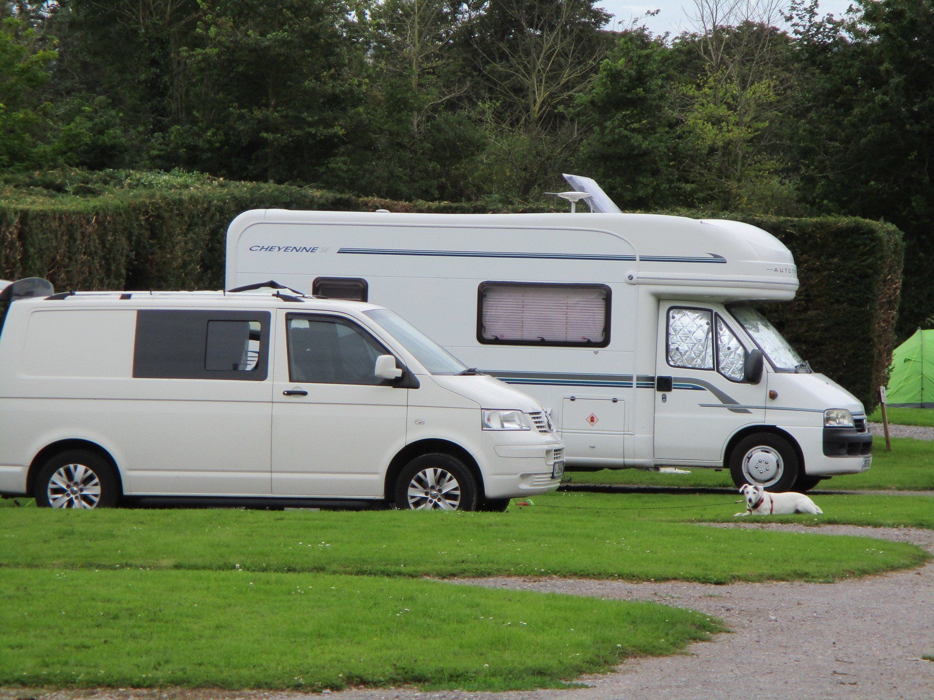Caravanning near cheddar gorge.