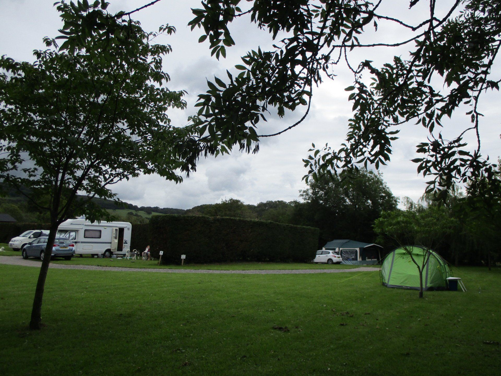 Caravan park near cheddar.