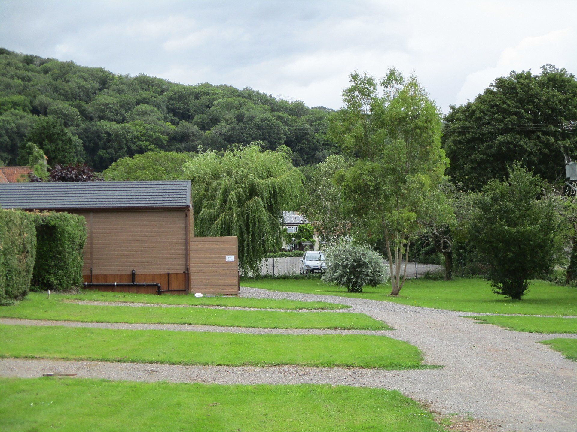 Facilities building in cheddar caravan park.