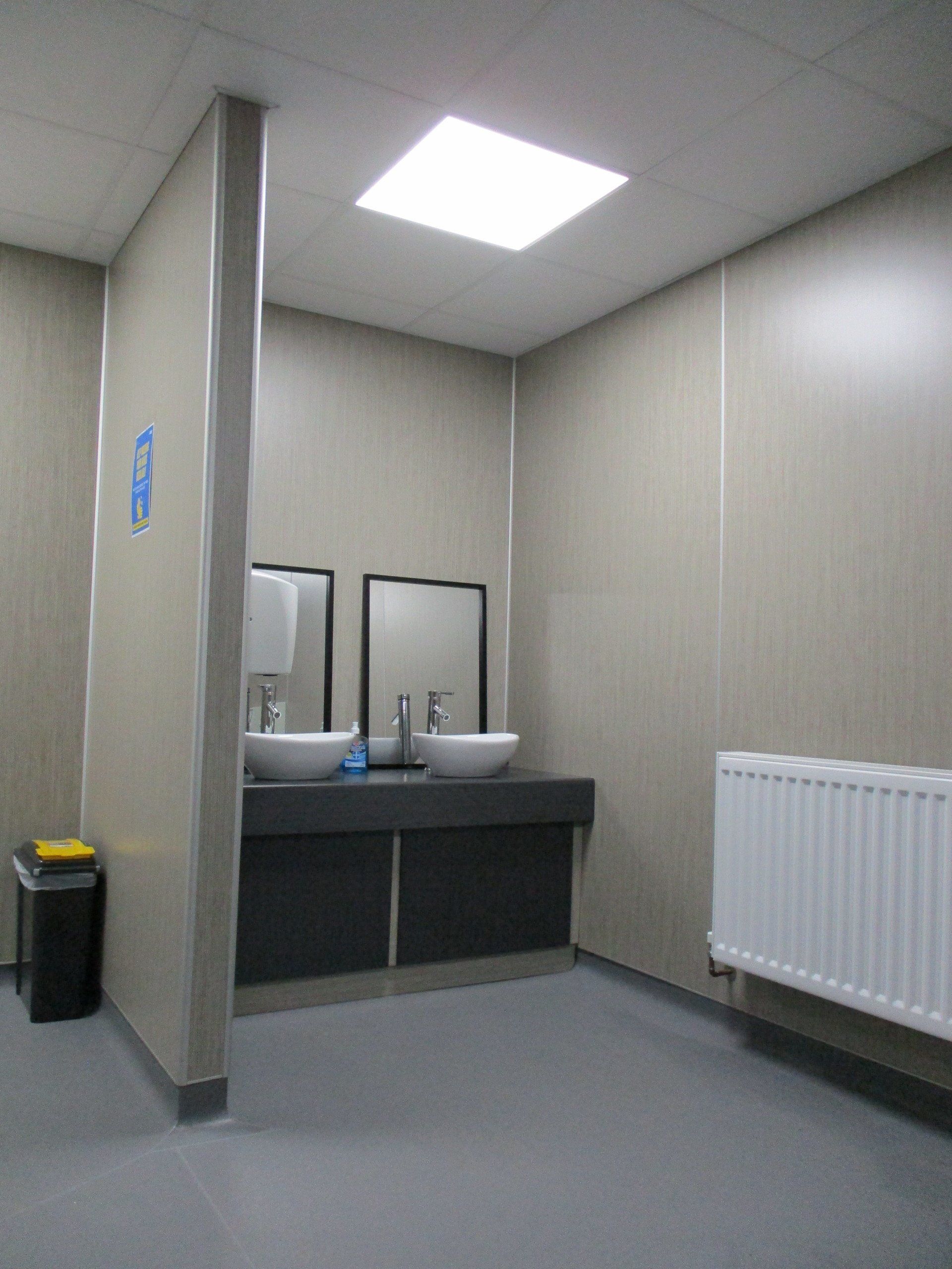 Facilities in the caravan park near cheddar gorge.