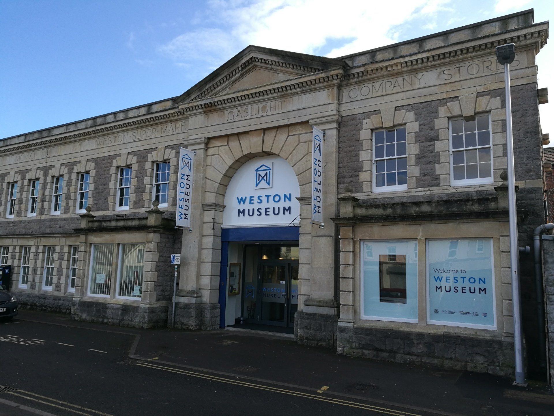 Outside Weston Museum, Somerset