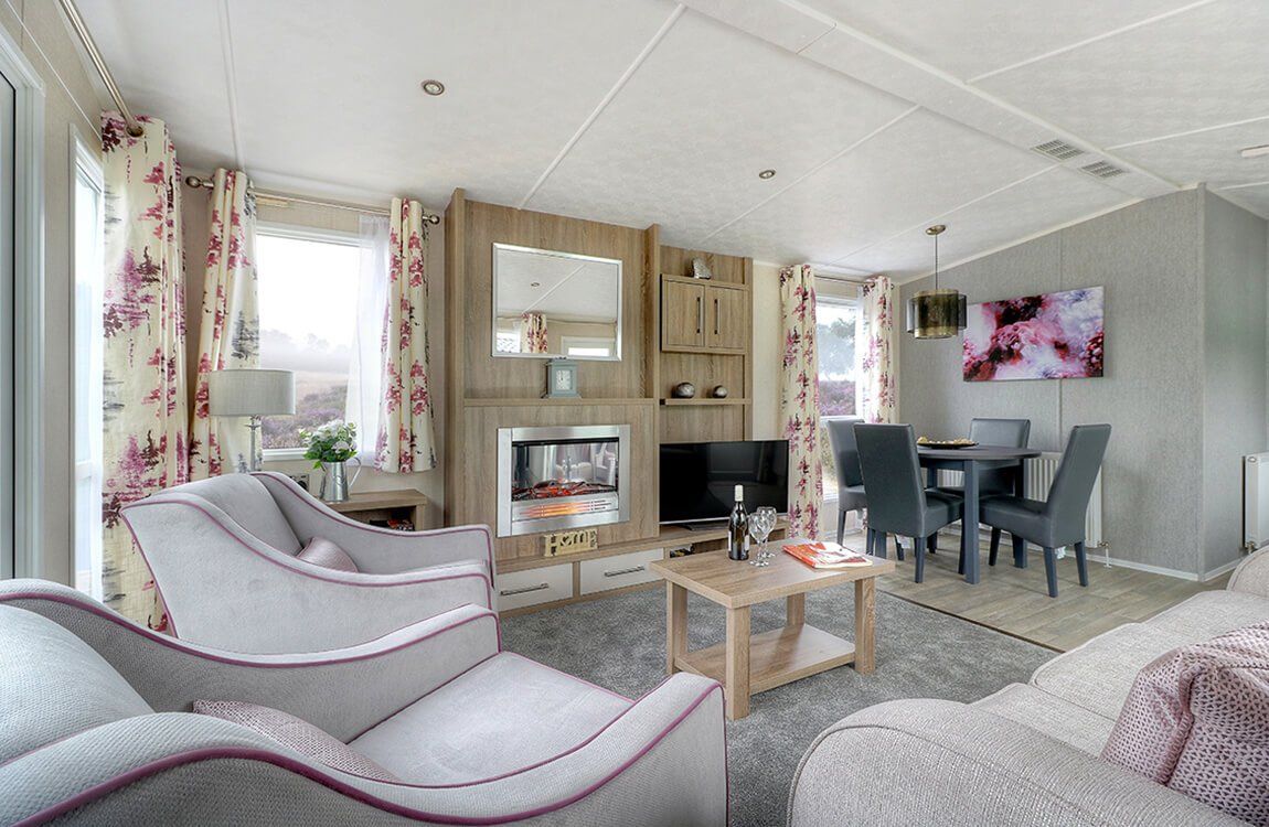 Inside a holiday home at our holiday park near Weston-super-Mare