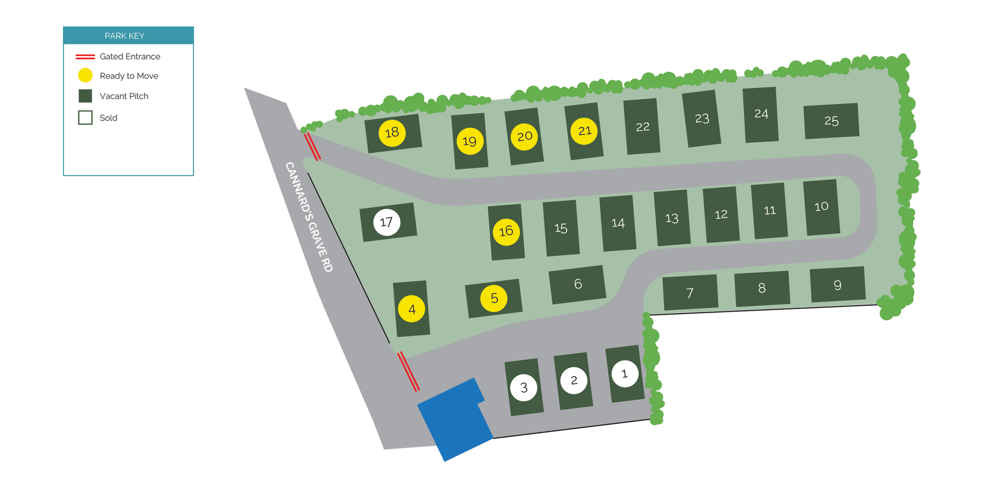 Manleaze Residential Park Map